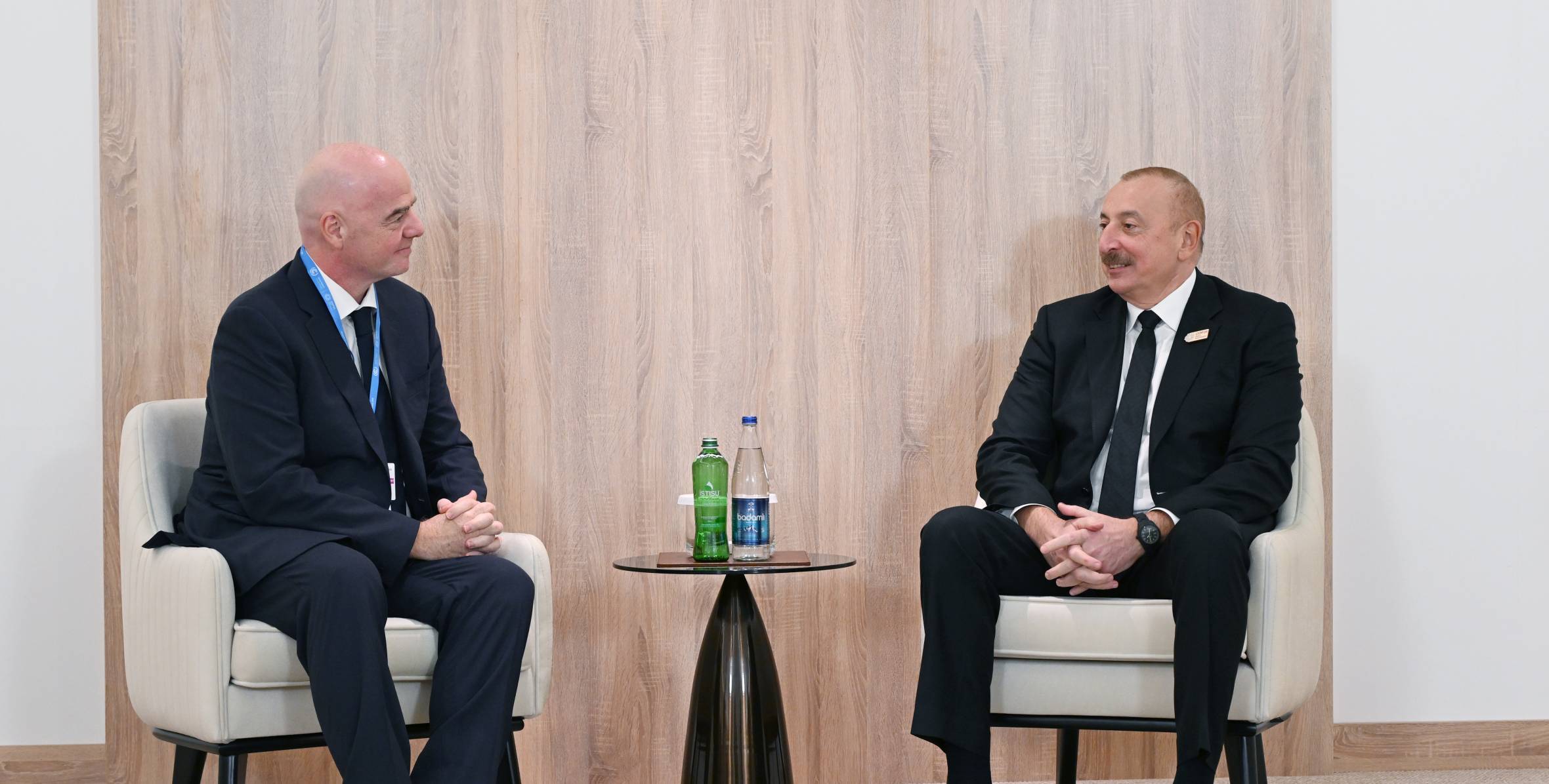 Ilham Aliyev met with FIFA President Gianni Infantino