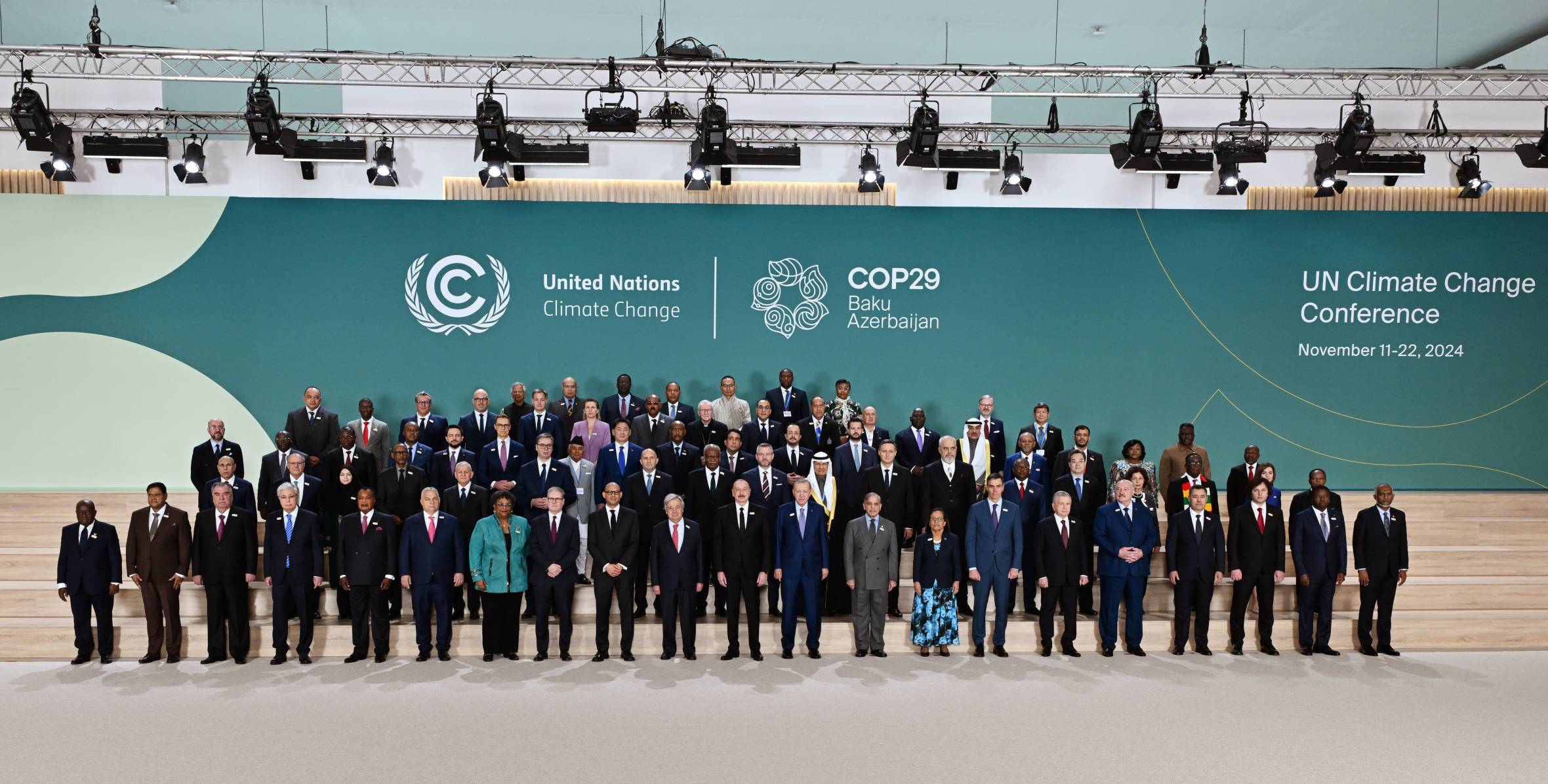 Opening ceremony of World Leaders Climate Action Summit at COP29 started in Baku