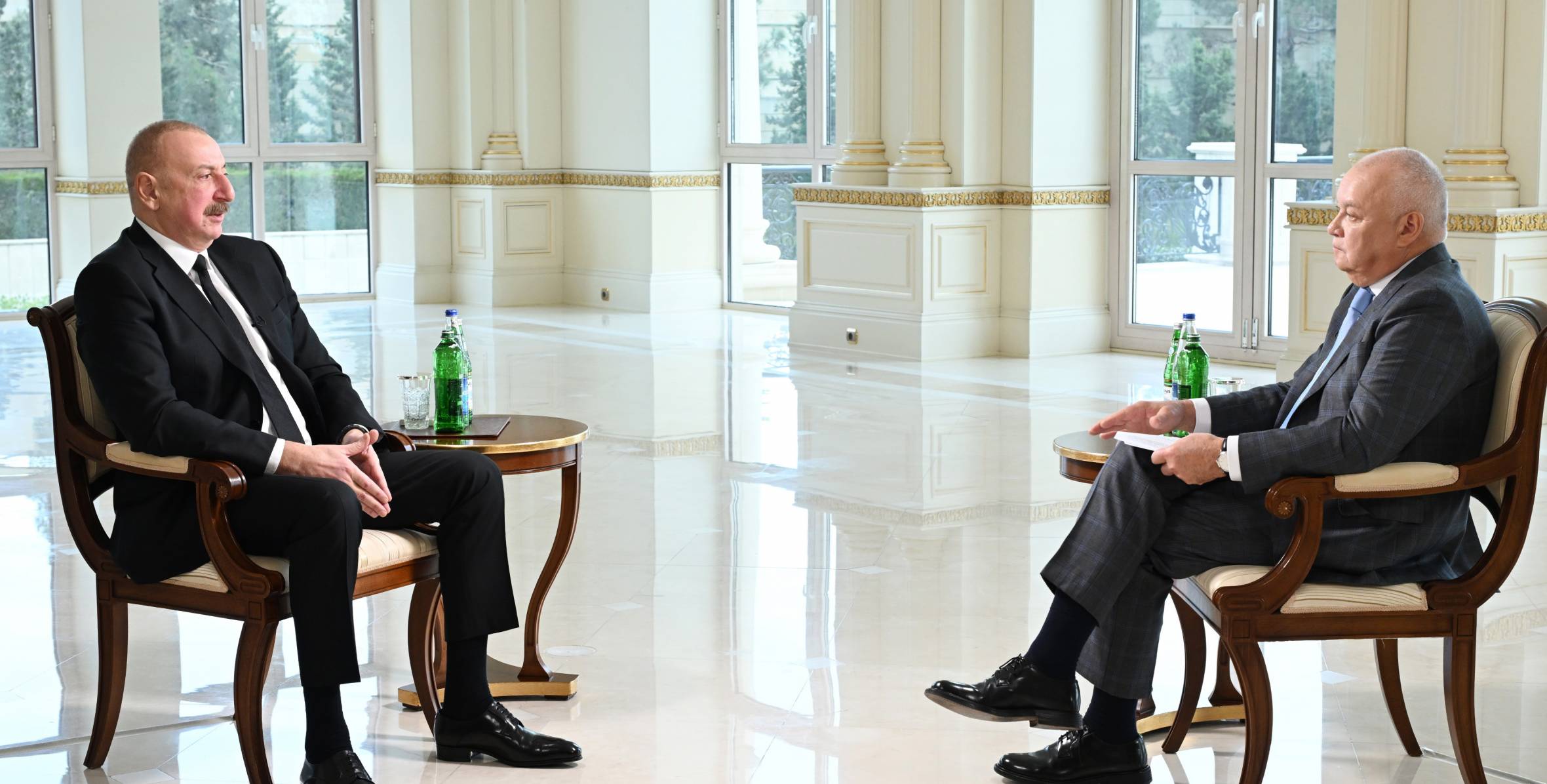 Ilham Aliyev was interviewed by Dmitry Kiselev, Director General of “Rossiya Segodnya” International News Agency