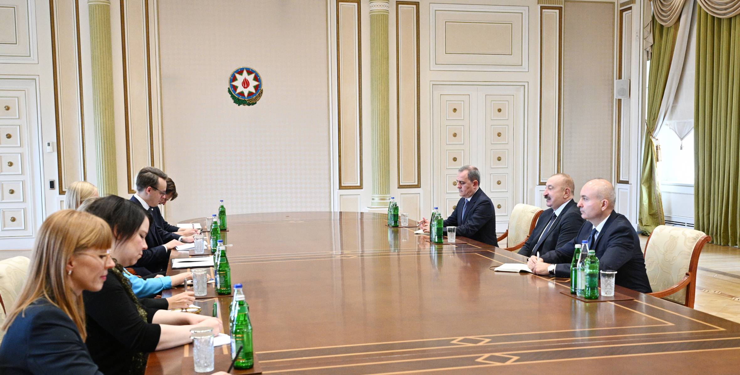 İlham Əliyev ATƏT-in fəaliyyətdə olan sədrinin başçılıq etdiyi nümayəndə heyətini qəbul edib